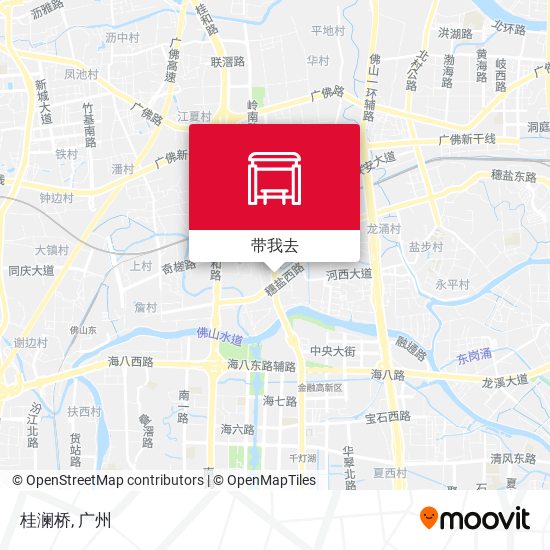桂澜桥地图