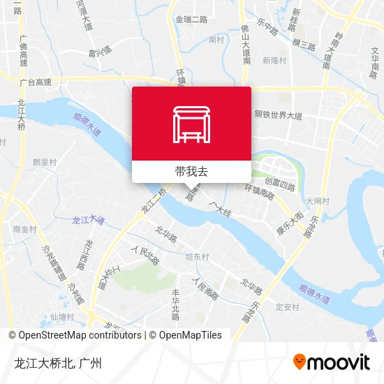 龙江大桥北地图
