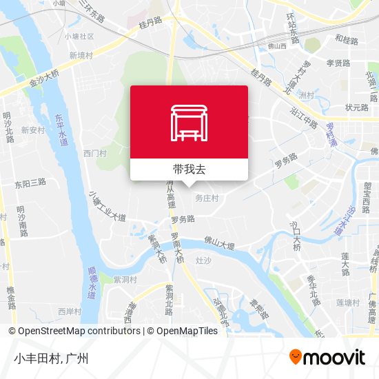 小丰田村地图