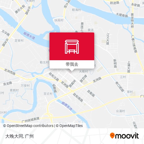 大晚大同地图