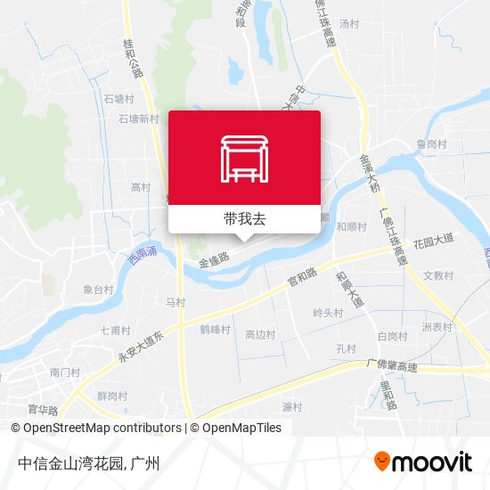 中信金山湾花园地图