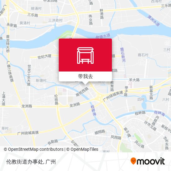 伦教街道办事处地图