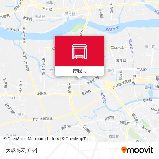 大成花园地图