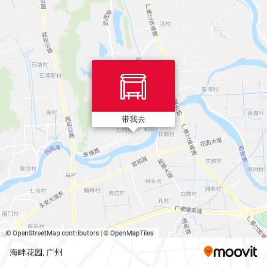 海畔花园地图