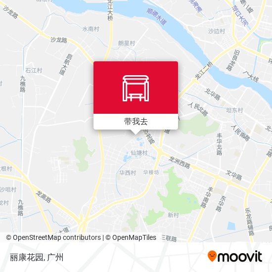 丽康花园地图