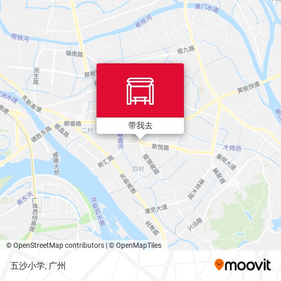 五沙小学地图