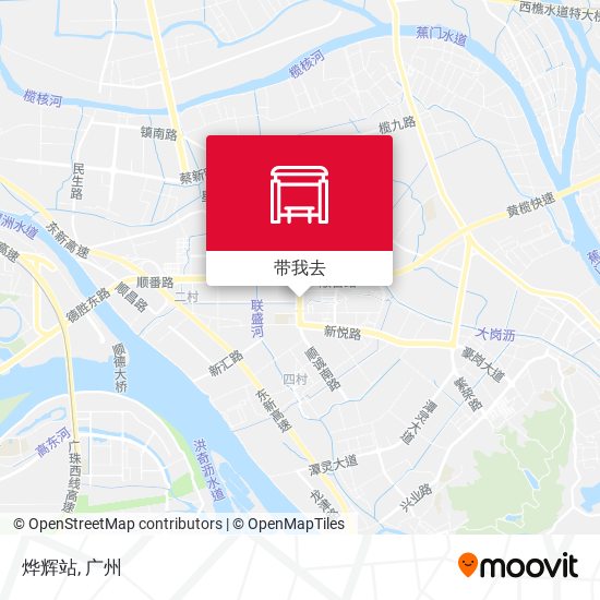 烨辉站地图