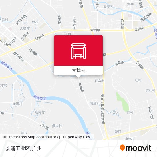 众涌工业区地图