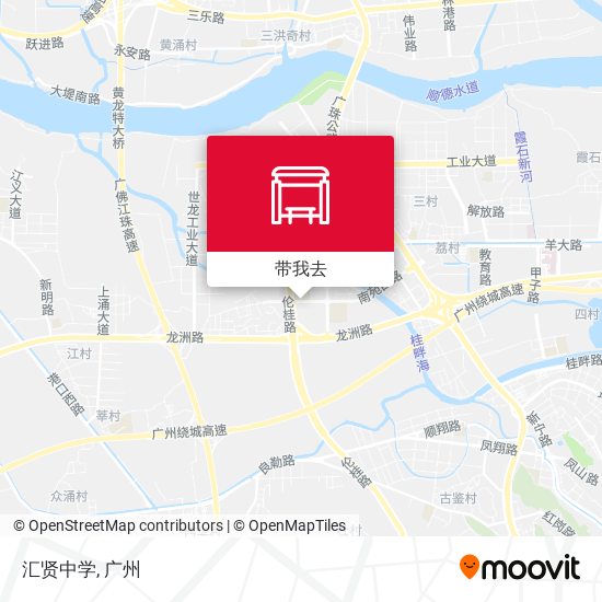 汇贤中学地图