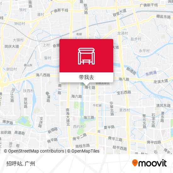 招呼站地图