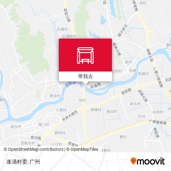 逢涌村委地图