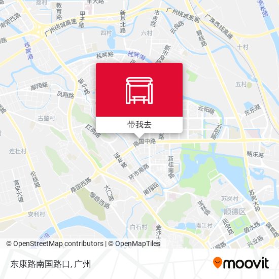 东康路南国路口地图