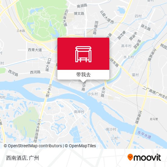 西南酒店地图