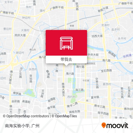 南海实验小学地图