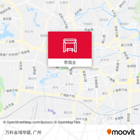 万科金域华庭地图