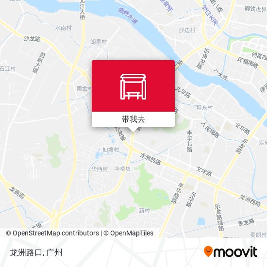 龙洲路口地图