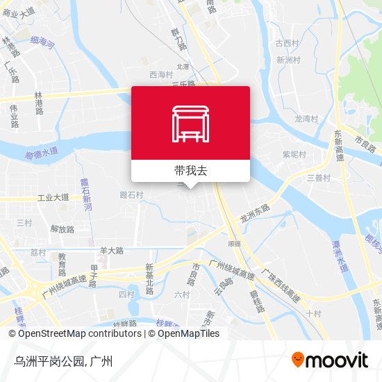 乌洲平岗公园地图