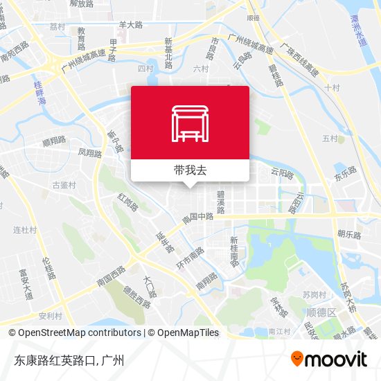 东康路红英路口地图