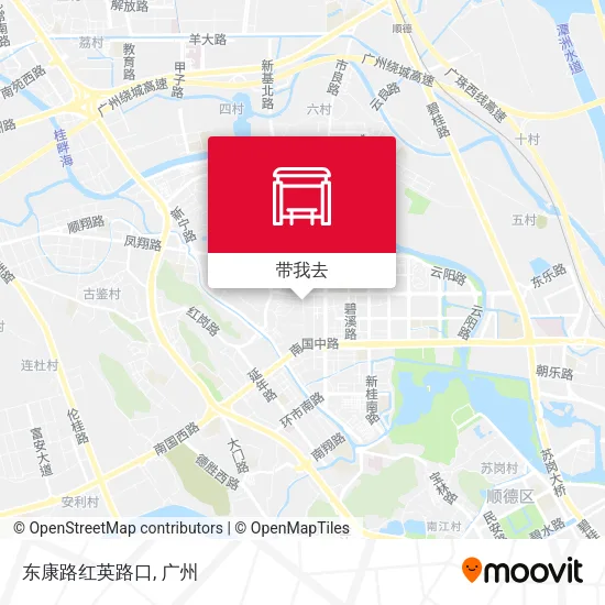 东康路红英路口地图
