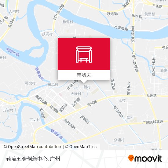 勒流五金创新中心地图