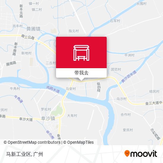 马新工业区地图