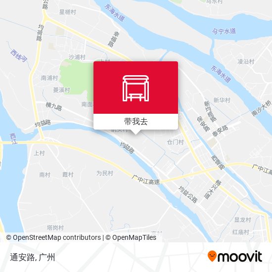 通安路地图