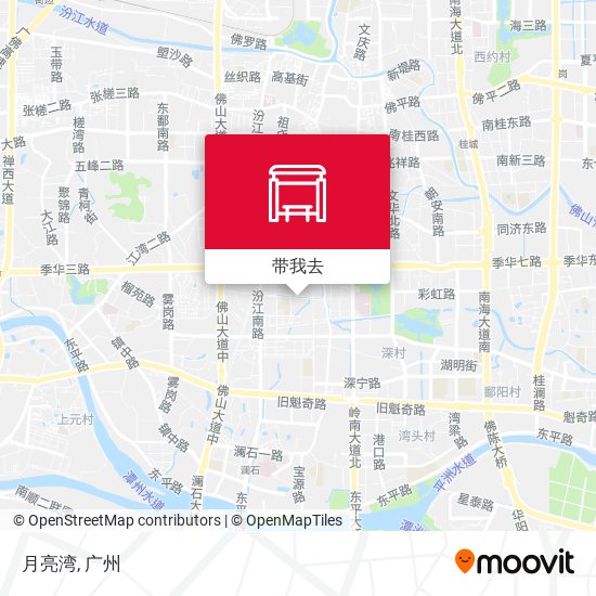月亮湾地图