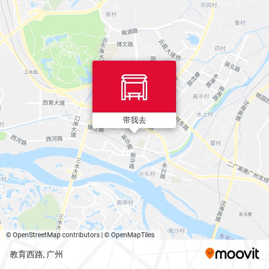 教育西路地图