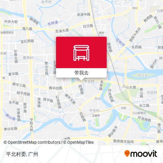 平北村委地图