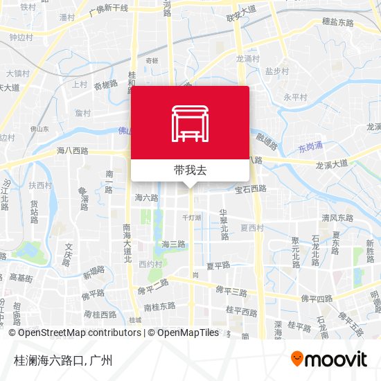 桂澜海六路口地图