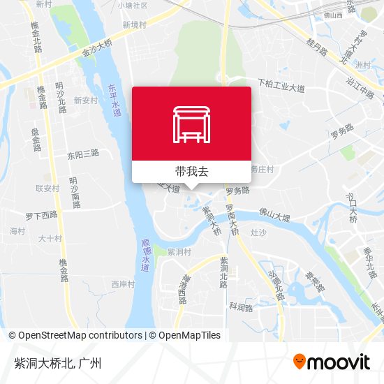 紫洞大桥北地图