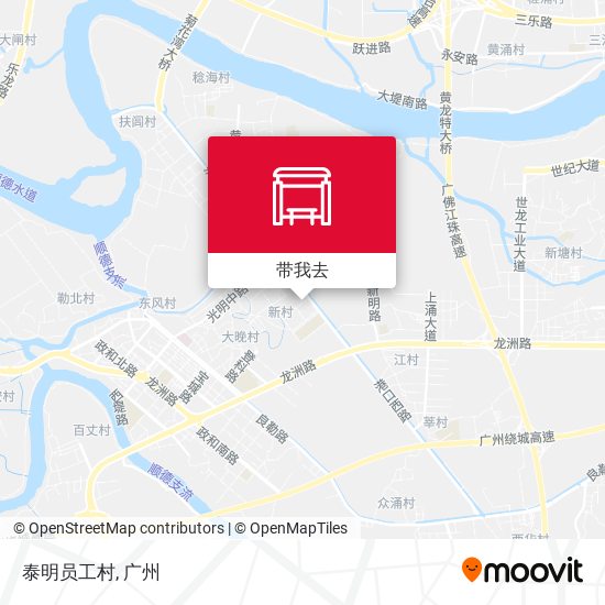 泰明员工村地图
