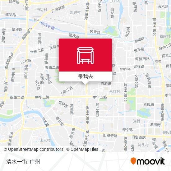 清水一街地图