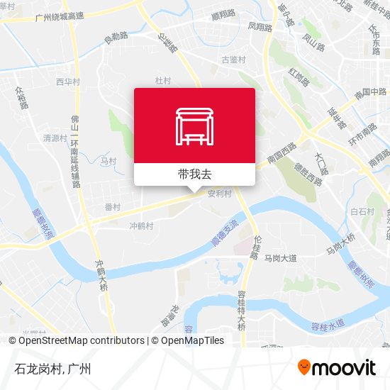 石龙岗村地图