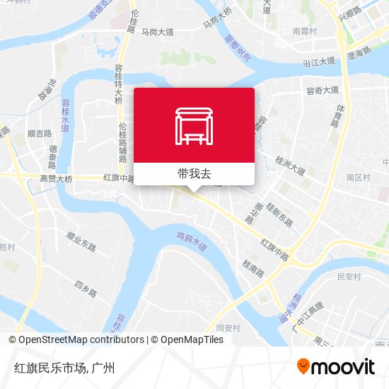 红旗民乐市场地图