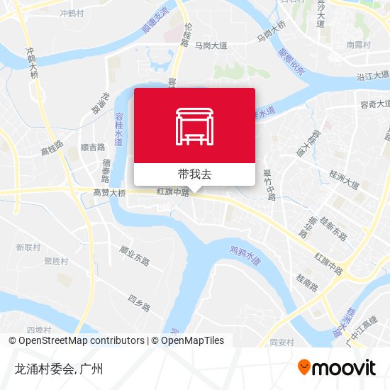 龙涌村委会地图