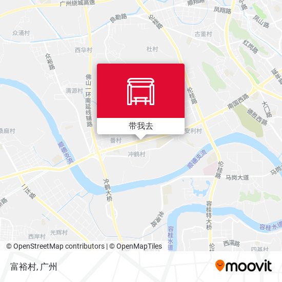 富裕村地图