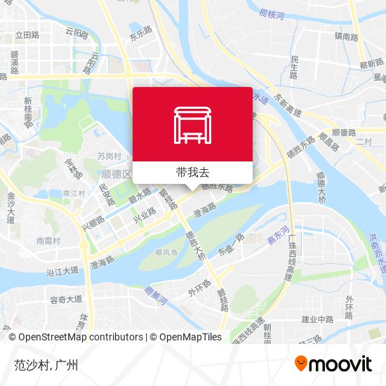 范沙村地图