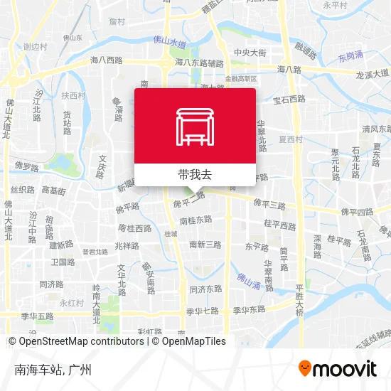 南海车站地图
