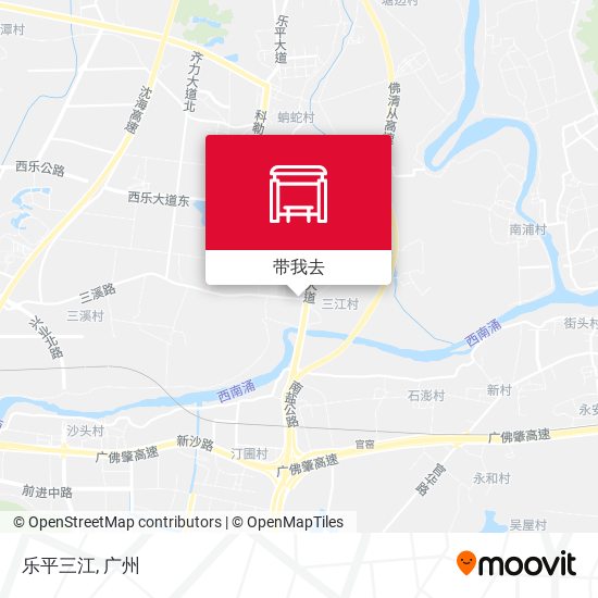 乐平三江地图