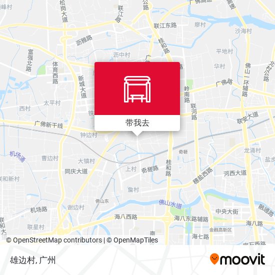 雄边村地图