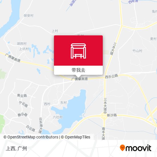 上西地图