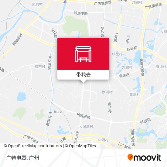 广特电器地图