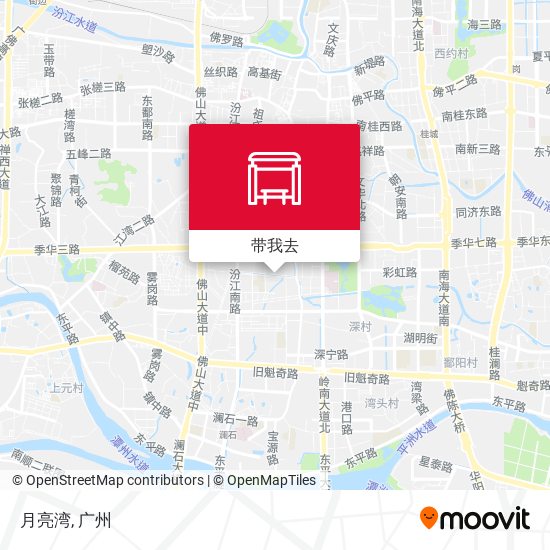 月亮湾地图