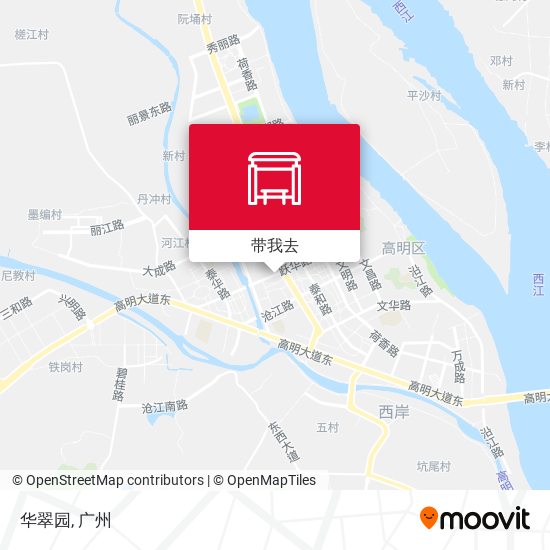 华翠园地图
