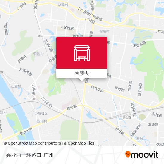 兴业西一环路口地图