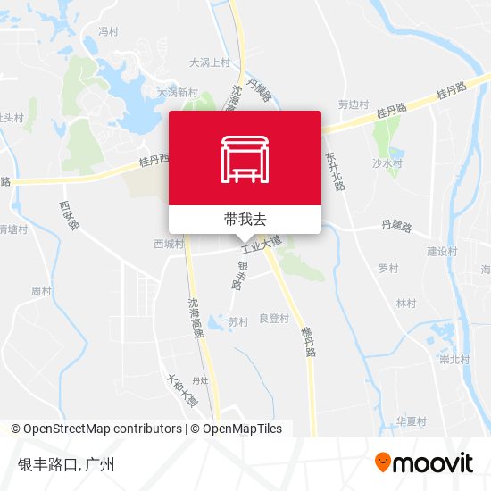 银丰路口地图
