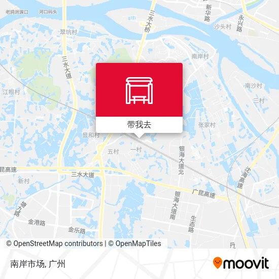 南岸市场地图