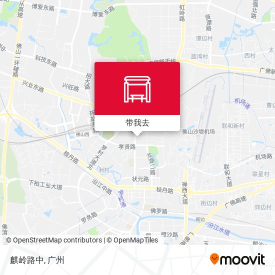 麒岭路中地图