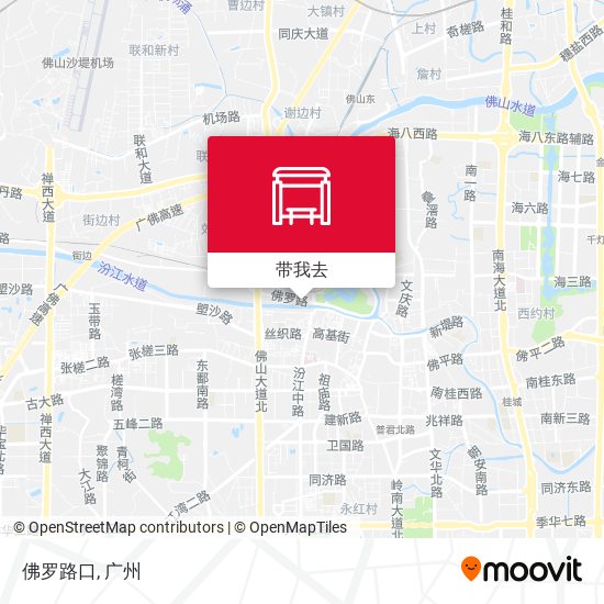 佛罗路口地图
